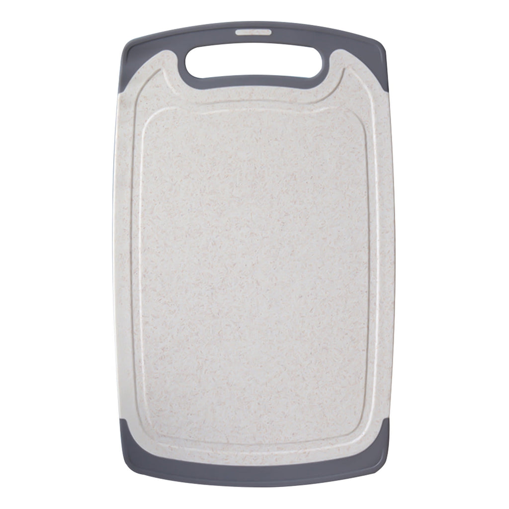 QIIBURR Plastic Cutting Boards for Kitchen Dishwasher Safe, Extra Large Cutting Board for Meat with Juice Grooves, Easy Grip Handle, Non-Slip, with Grinding Area
