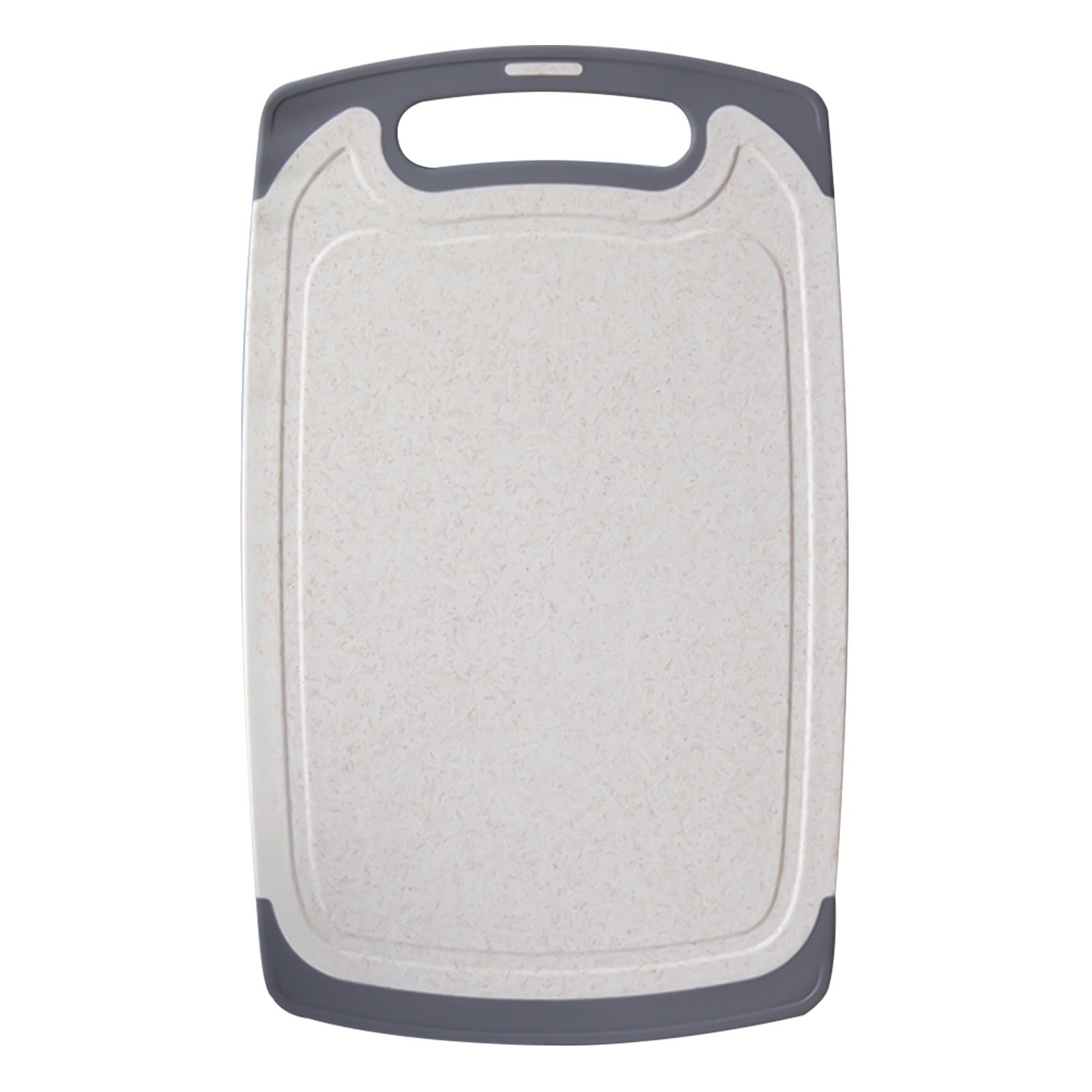 QIIBURR Plastic Cutting Boards for Kitchen Dishwasher Safe, Extra Large Cutting Board for Meat with Juice Grooves, Easy Grip Handle, Non-Slip, with Grinding Area